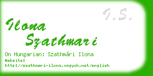 ilona szathmari business card